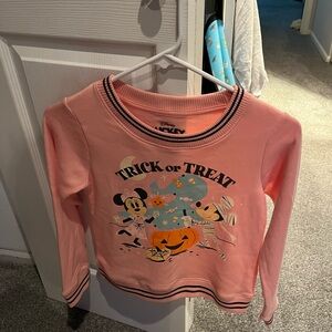 Disney Pink Trick or Treat Sweatshirt